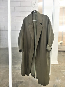 0010 Coat Light - Khaki Cotton Imperméable